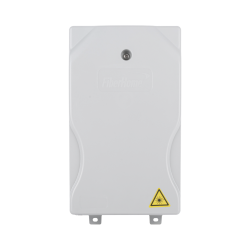 Caja terminal de fibra óptica para instalación en interior, montaje en pared, 8 acopladores sc/apc monomodo, hasta 24 empalmes