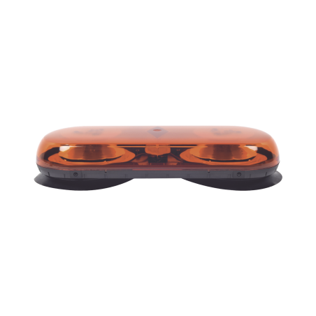Mini barra con 18 LED, color ámbar con montaje magnético de succión