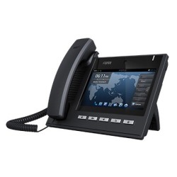 Teléfono IP Ejecutivo Para 6 Líneas SIP con Video Conferencia HD720, Pantalla Multi-Touch, Voz HD y Conferencia de 10 Vías con S