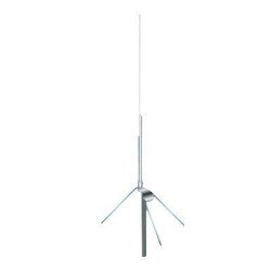 Antena base VHF, de aluminio, fibra de vidrio, rango de frecuencia 148