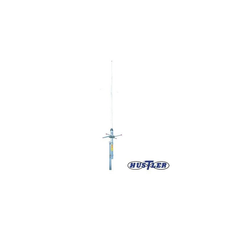 Antena Base UHF Fibra de Vidrio, 6 dB de ganancia, Rango de Frecuencia 478 - 484 MHz.