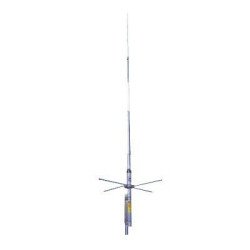 Antena Base VHF, 7 dB de ganancia, omnidireccional, rango de frecuenci
