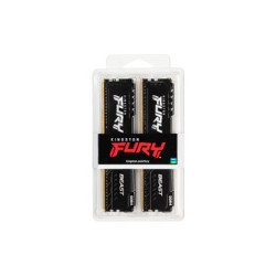 Memoria RAM Kingston DIMM DDR4 16GB (2x8GB) 3200mt s Fury beast black xmp cl16 288pin 1.35v con disipador de calor para PC gamer