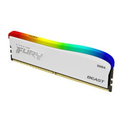 Memoria DDR4 Kingston FuryBeast White RGB 16GB 3600MHz (kf436c18bwa, 16)