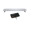 Barra de luces LED de 46" rojo, azul, ámbar, de 132 LEDs, controlador 