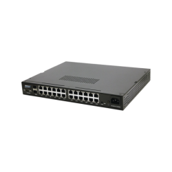 Switch WISP PoE Administrable de 24 puertos Gigabit + 2 SFP, 250W, entrada de 110/220 VCA