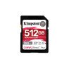 Memoria flash Kingston Technology Canvas React Plus, 512 GB, SDXC, Clase 10, UHS-II, 280 MB/s, 150 MB/s