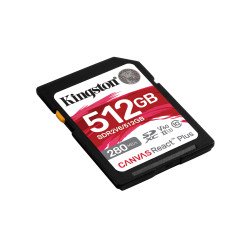 Memoria flash Kingston Technology Canvas React Plus, 512 GB, SDXC, Clase 10, UHS-II, 280 MB/s, 150 MB/s
