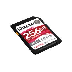 Memoria flash Kingston Technology Canvas React Plus, 256 GB, SDXC, Clase 10, UHS-II, 280 MB/s, 150 MB/s