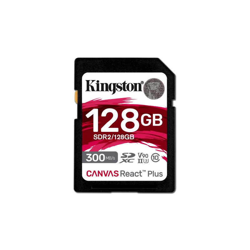 Memoria SD Kingston SDXC canvas react plus 300r uhs-ii v90