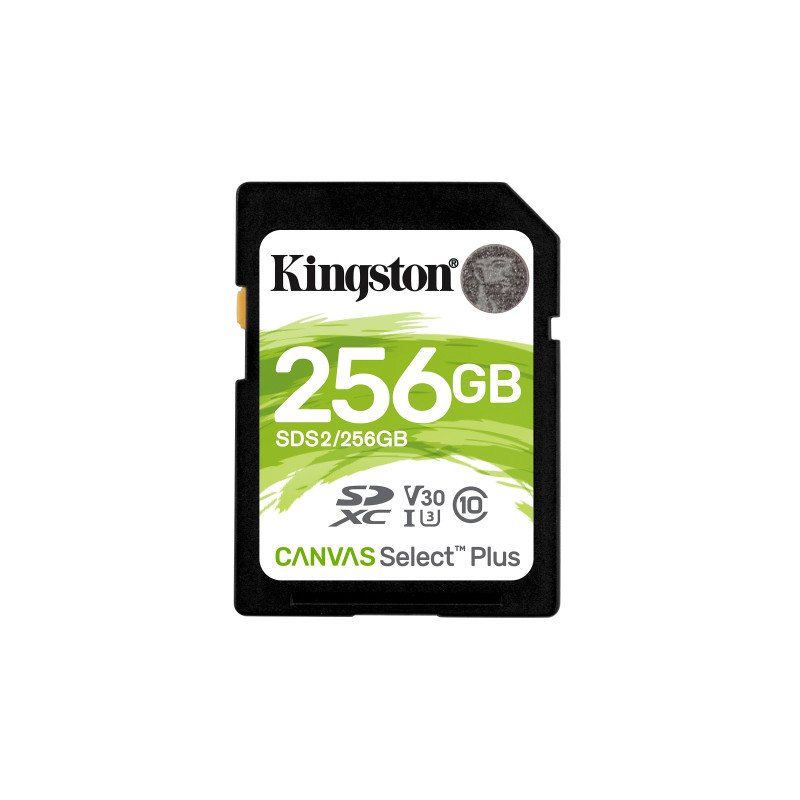 Memoria SD Kingston SDXC canvas select 100r cl10 uhs-i v30 (sds2, 256gb Memoria SD Kingston SDXC canvas select 100r cl10 uhs-i v30 (sds2, 256gb