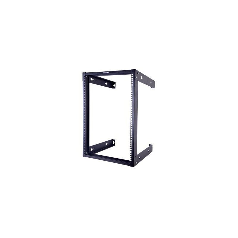 Rack Abierto de 19" para Montaje en Pared de 16 Unidades. Rack Abierto de 19" para Montaje en Pared de 16 Unidades.