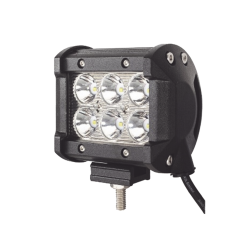 Luz de trabajo ultra brillante, IP67, 4 pulgadas, 6 LED,1500 lúmenes, 