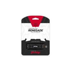 Unidad de estado sólido SSD Kingston Fury Renegade 1000GB m.2 NVME PCIe 4.0 lect. 7300, escr. 6000 Mb/s