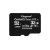 Memoria Kingston micro SD Canvas Select Plus 32GB UHS-i clase 10, con adaptador
