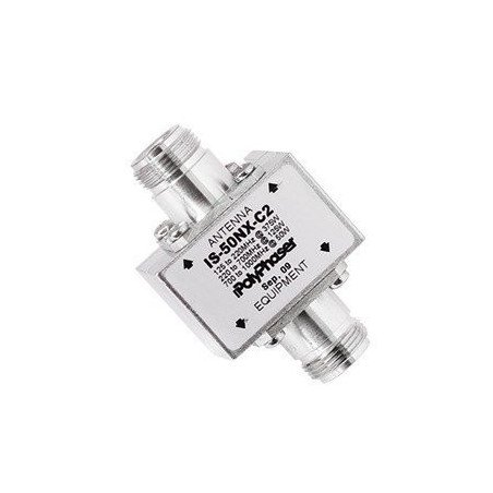 Protector de CD Coaxial con ceja lateral (125 - 1000 MHz).(IS-50NX-C2)