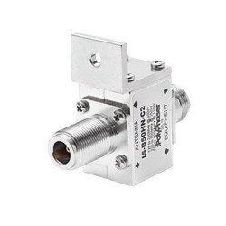 Protector coaxial con ceja frontal conectores N hembra