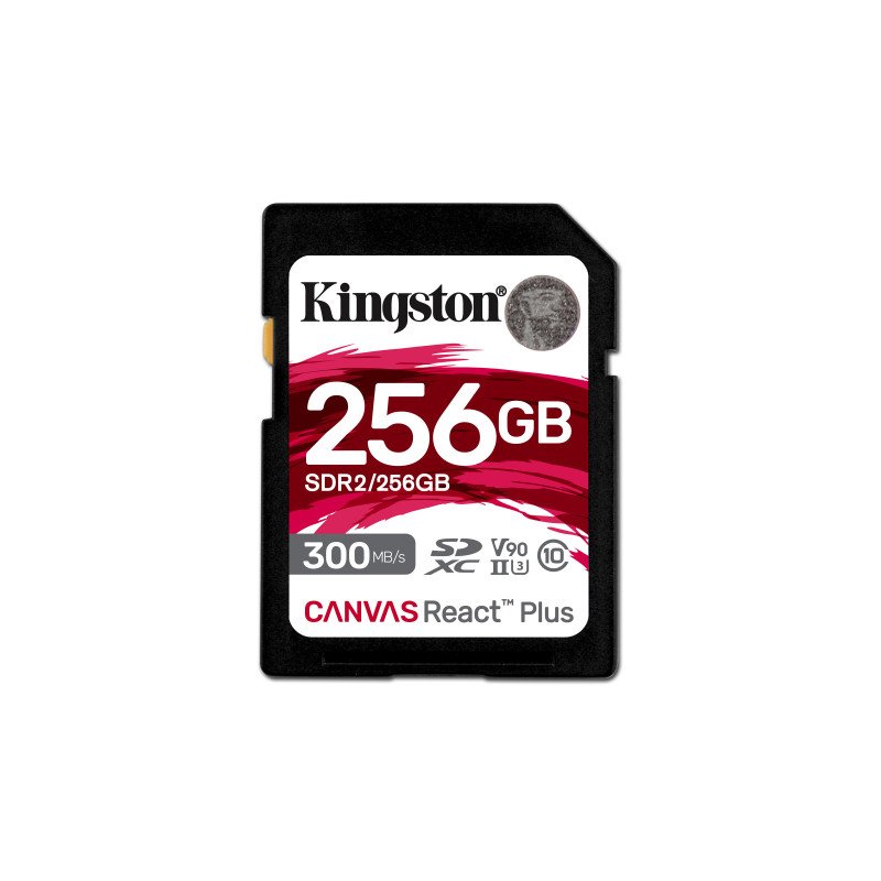 Memoria SD Kingston SDXC canvas react plus 300r uhs-ii v90