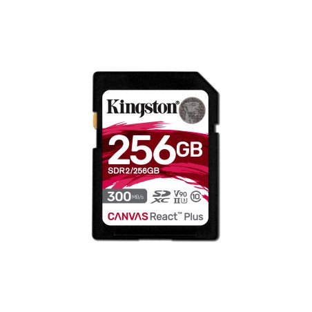 Memoria SD Kingston SDXC canvas react plus 300r uhs-ii v90