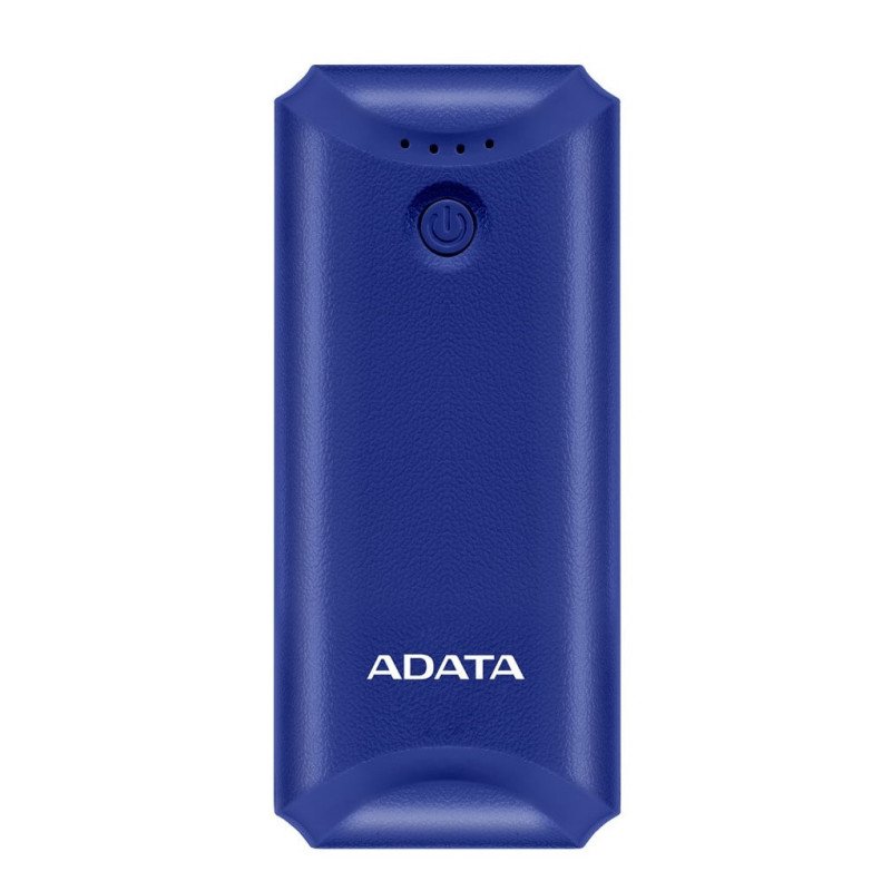 PowerBank 5000 mAh Adata P5000 - Azul, Universal, 5000 mAh, 5 V, iones de litio