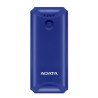 PowerBank 5000 mAh Adata P5000 - Azul, Universal, 5000 mAh, 5 V, iones de litio