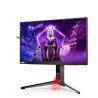 Monitor gamer AOC 25, panel IPs, 240 - 260 Hz, t.d.r. 1 ms, AMD free sync, color negro y rojo, HDMI, VGA, DisplayPort, aspecto 1