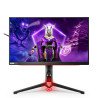 Monitor gamer AOC 25, panel IPs, 240 - 260 Hz, t.d.r. 1 ms, AMD free sync, color negro y rojo, HDMI, VGA, DisplayPort, aspecto 1
