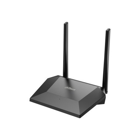 Router Dahua Technology N3, Wi-Fi 4 (802.11n), Banda única (2,4 GHz), Ethernet, Negro, Router de mesa