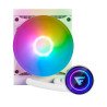 Refrigerador de líquidos todo en uno, Game Factor LQG501-WH, 12 cm, 2550 RPM, 18.9 Db, Blanco