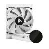 Refrigerador de líquidos todo en uno, Game Factor LQG501-WH, 12 cm, 2550 RPM, 18.9 Db, Blanco