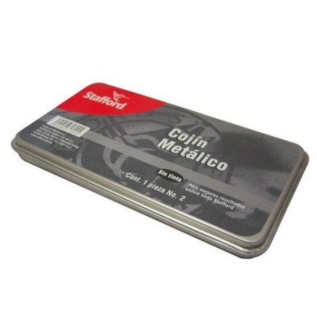 Stafford. Cojín metálico, sin tinta, No. 2.