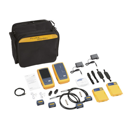 Certificador DSX-8000 para cable de cobre cat5e, cat6, cat6a y cat8, precisión de nivel vi/2g (2 GHz), con wifi integrado