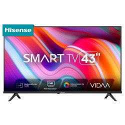 Televisión LED hisense 43” 43A43KV vidaa Smart tv, full HD, DTS virtual X