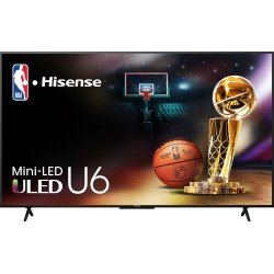 Televisión miniled hisense 65” 65u6n Google tv 4k uled, dolby vision hdr+hdr10, dolby atmos, Google assistant, compatible con Al
