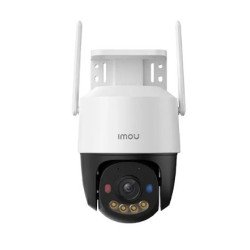 Cámara IP PT de 3 Megapíxeles, Wifi, Full Color Disuasión activa luces Rojo-Azul, Audio 2 Vías, 30 Metros Visión Nocturna, Siren