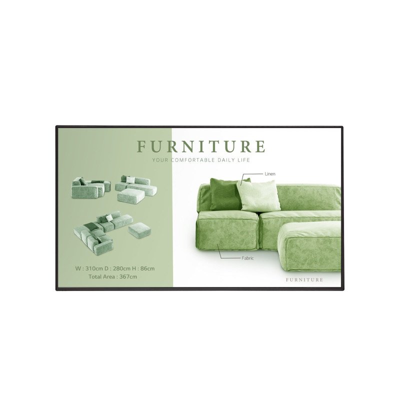 Pantalla publicitaria Signage LG 65 pulgadas 3840x2160 24/7 65UM5N