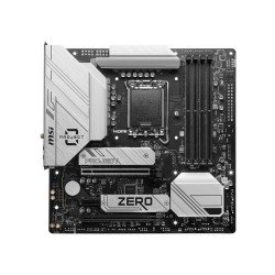 Tarjeta madre MSI B760M PROJECT ZERO, Intel, LGA 1700, Intel® Celeron®, Intel® Pentium® Gold, LGA 1700, 192 GB, DDR5-SDRAM
