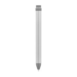 Pluma Logitech Crayon para Tableta gráfica Apple, Plata, Aluminio, Litio