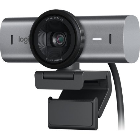 Webcam Logitech MX Brio 705 for Business, 8.5 MP, 4096 x 2160 Pixeles, 4K Ultra HD, 60 fps, 4x, Persiana de privacidad