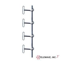 Antena para Estación Base UHF, de 4 Dipolos, Rango de Frecuencia 406-5