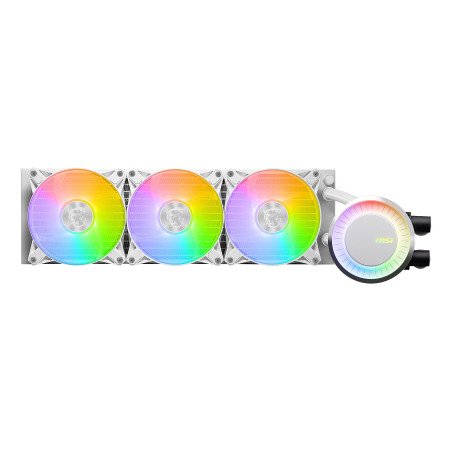 Enfriamiento liquido MSI MAG coreliquid E360 White 360mm 3fan