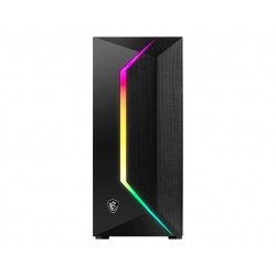 Gabinete MSI MAG VAMPIRIC 100R, Midi Tower, PC, Negro, ATX, micro ATX, Mini-ATX, Plástico, Acero, Juego