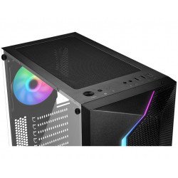 Gabinete MSI MAG VAMPIRIC 100R, Midi Tower, PC, Negro, ATX, micro ATX, Mini-ATX, Plástico, Acero, Juego