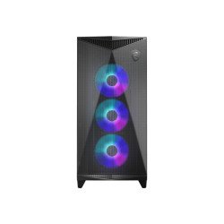 Gabinete MSI MPG gungnir 300r airflow mid tower e-ATX negro 4 fan