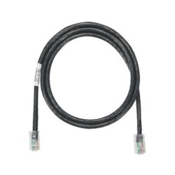 Cable de parcheo UTP Categoría 5e, con plug modular en cada extremo - 1 m. - Negro