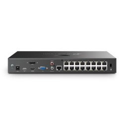 NVR TP-link VIGI NVR2016H-16mp Poe 16 canales salida video 4k ONVIF grabación 24, 7 audio bidireccional h.265 capacidad de decod