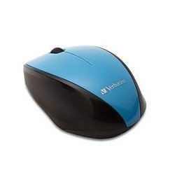Mouse Verbatim 97993, Óptico, RF inalámbrico, Azul
