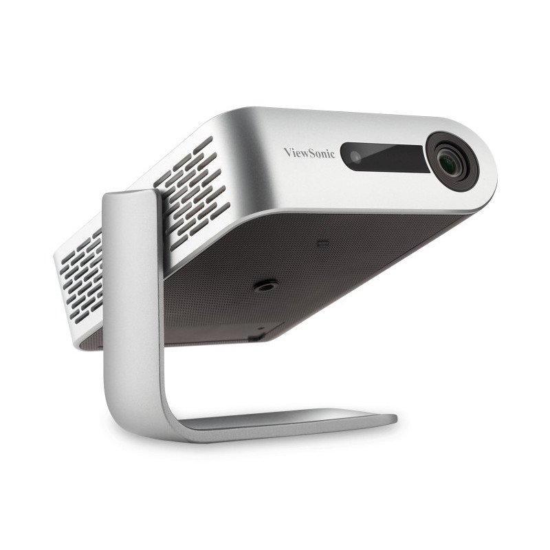 Videoproyector ViewSonic LED DLP m1+-2, ultraportatil, WVGA 854 x 480, 300 lúmenes, mini HDMI x 1, USB-c, wifi integrado, blueto