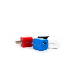Cargador de pared Vorago AU-105 - Interior, Corriente alterna, Negro, 5 V