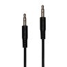 Cable auxiliar audio Vorago CAB-A01B negro 3.5mm a 3.5 mm